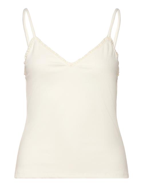 Spaghetti Strap Top Mango Cream