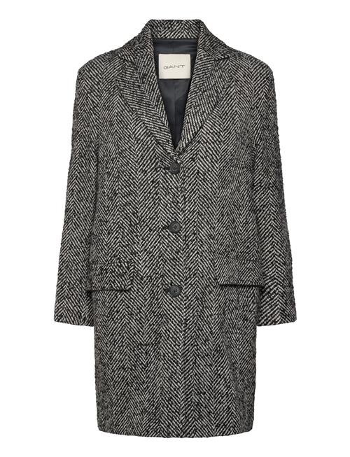 GANT Heritage Herringb Coat GANT Black