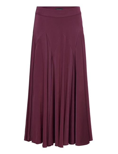 Cmvianna-Skirt Copenhagen Muse Burgundy