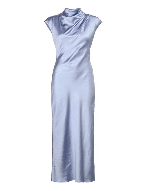 Auria Satin Maxi Dress Bardot Blue