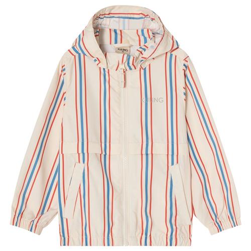 Kuling Simrishamn Vindjakke Blue/red Stripe 92 cm  Hvid  92 cm  Unisex