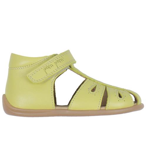 Pom Pom Sandaler - Starters Drops Velcro - Light Lemon