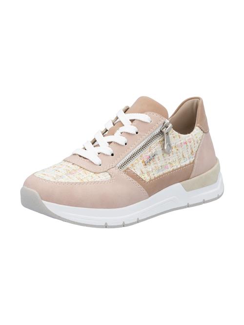 Rieker Sneaker low  beige / lyseblå / orange / lys pink