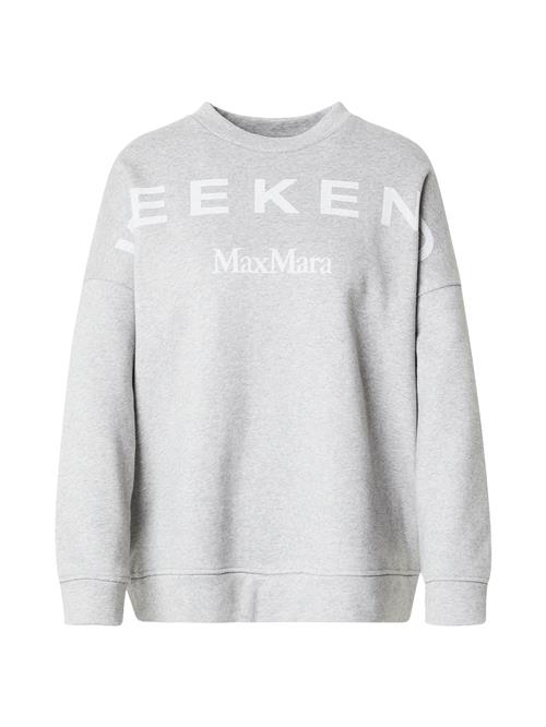 Weekend Max Mara Sweatshirt 'LALLA'  grå / hvid