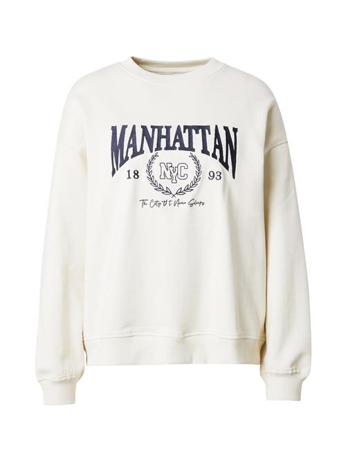 Se b.young Sweatshirt 'SOMA'  creme / navy ved About You