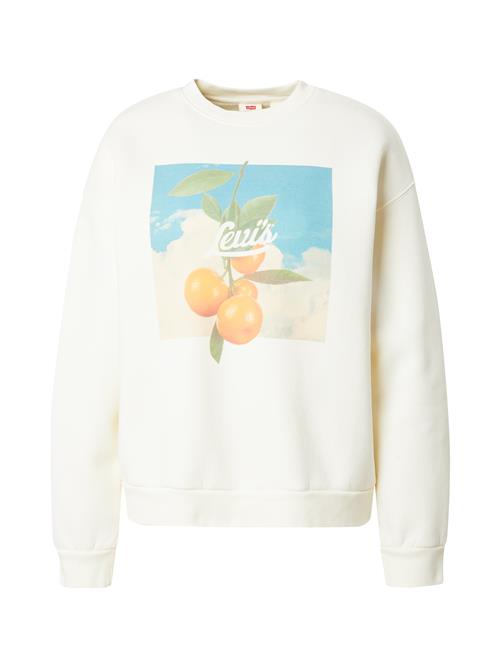 LEVI'S ® Sweatshirt 'SALINAS'  lyseblå / kiwi / lyseorange / hvid