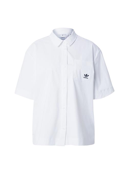 ADIDAS ORIGINALS Bluse 'Essential'  sort / hvid