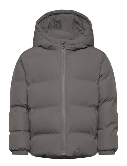 Hood Quilted Coat Mango Grey