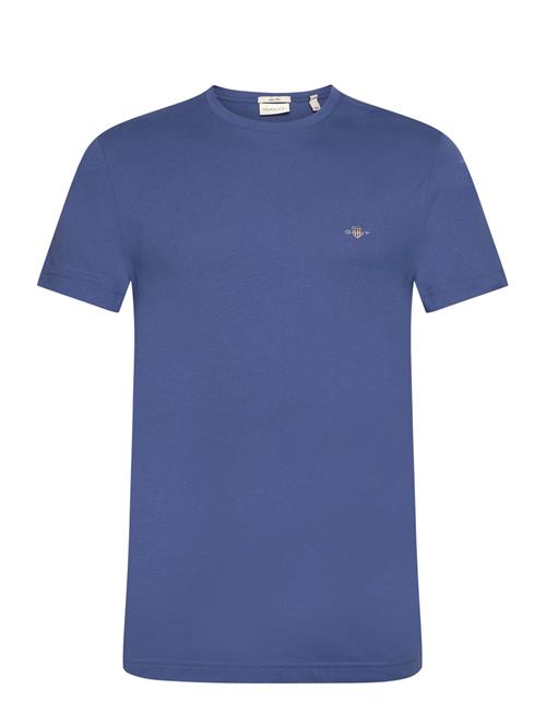 Slim Shield Ss T-Shirt GANT Blue