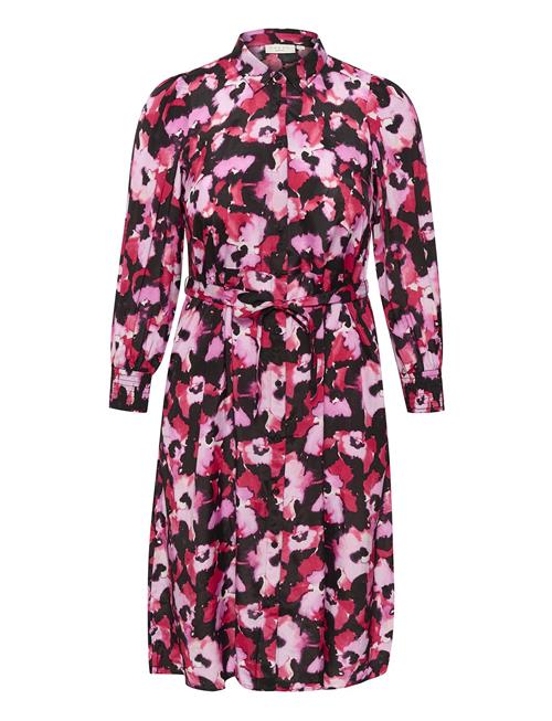 Kaffe Curve Kcnatalia Shirt Dress Kaffe Curve Pink