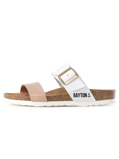 Bayton Pantoletter 'Valence'  nude / brun / hvid