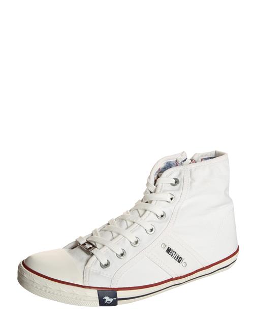 MUSTANG Sneaker high  karamel / sort / hvid