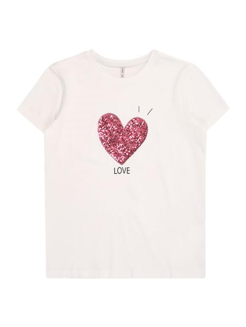 Se KIDS ONLY Bluser & t-shirts 'KOGCandy'  pitaya / sort / hvid ved About You