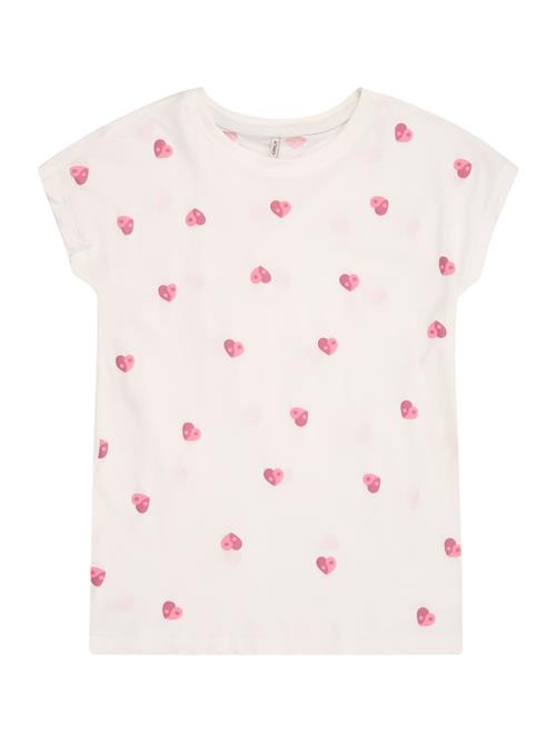 KIDS ONLY Bluser & t-shirts 'KOGSWET'  pitaya / lys pink / hvid