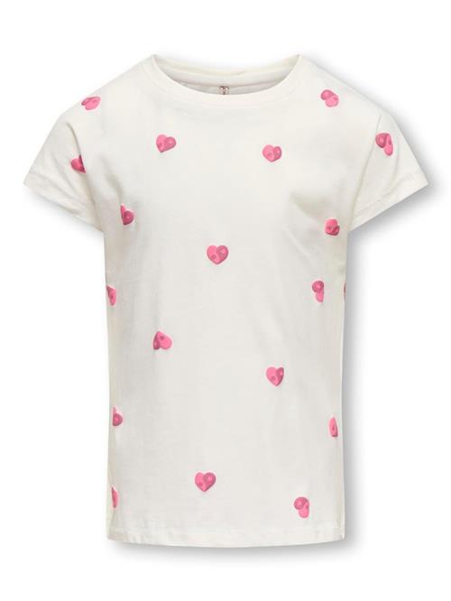 ONLY GIRLS Bluser & t-shirts 'KOGSwet'  pitaya / magenta / hvid