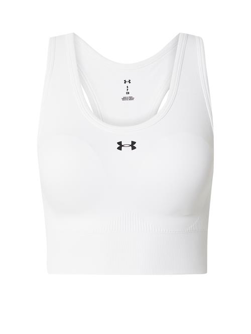 UNDER ARMOUR Sports-BH  sort / hvid