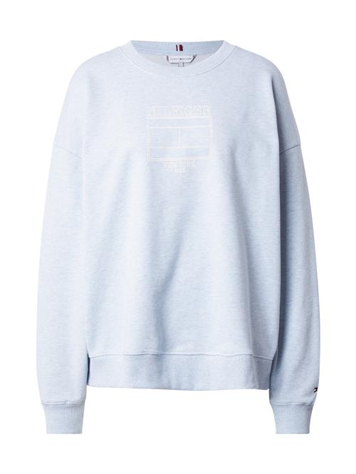 TOMMY HILFIGER Sweatshirt  lyseblå / hvid