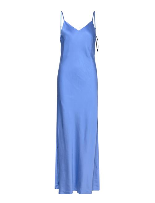 Selected Femme Slfthea Ankle Satin Strap Dress B Selected Femme Blue