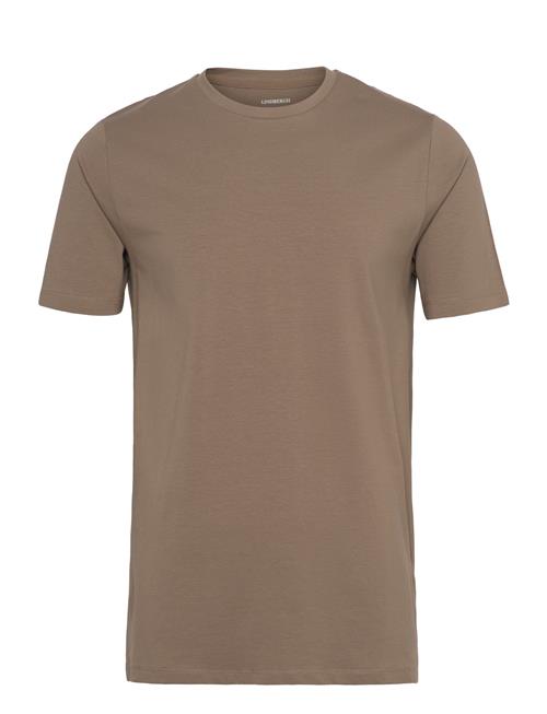Mensstretchcrewnecktees/S Lindbergh Brown