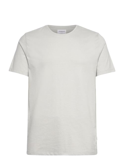 Lindbergh Mouliné O-Neck Tee S/S Lindbergh Grey