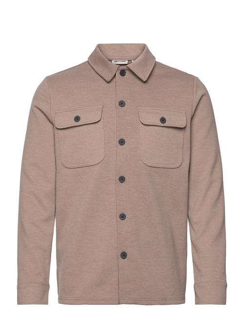 ONLY & SONS Onsnewkodyl Overshirt Sweat Noos ONLY & SONS Beige