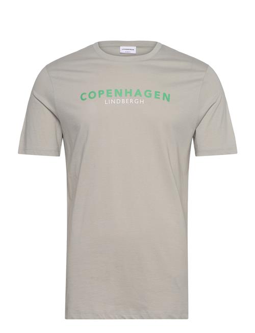 Copenhagen Print Tee S/S Lindbergh Grey