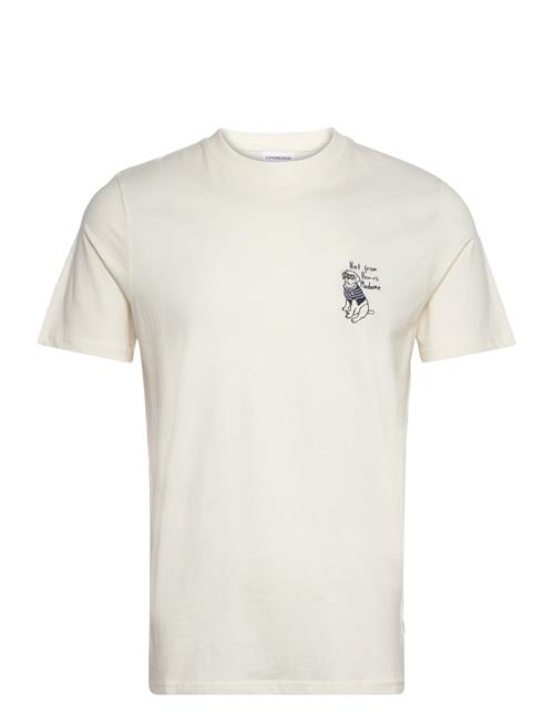 Lindbergh Embroidery Tee S/S Lindbergh White