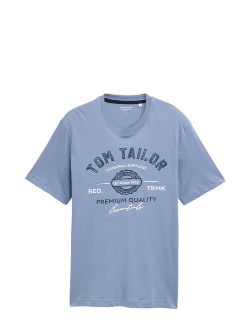 Logo Tee Tom Tailor Blue