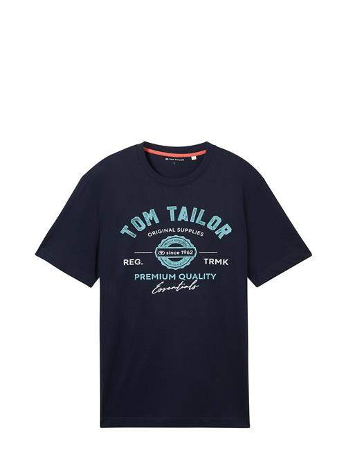 Logo Tee Tom Tailor Navy