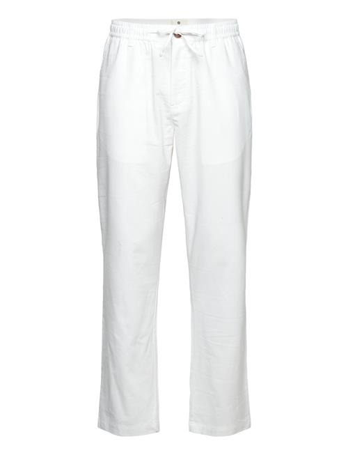 Akjan Cot/Linen Ela Pants Anerkjendt White