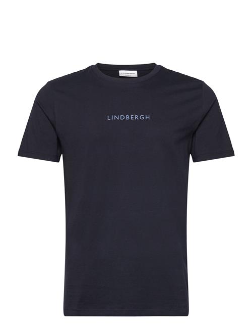 Se Lindbergh Lindbergh Print Tee S/S Lindbergh Navy ved Booztlet