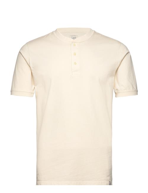 Lee Jeans Ss Henley Shirt Lee Jeans Cream