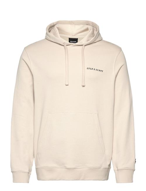 Loopback Embroidered Hoodie Lyle & Scott Cream