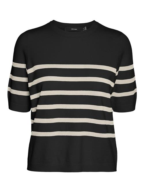 VERO MODA Pullover 'VMSABA'  sort / hvid