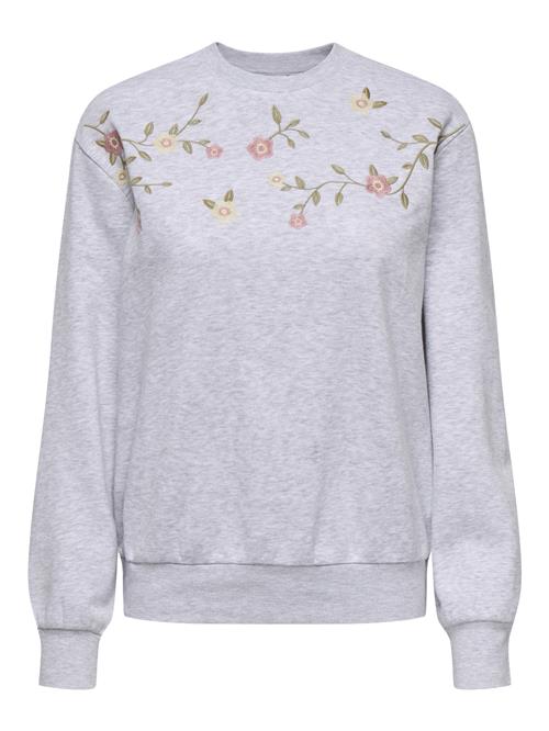 ONLY Sweatshirt 'ONLSARA'  grey denim / mørkegrøn / gammelrosa