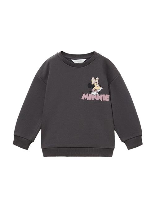 MANGO KIDS Sweatshirt 'MBOUQUET'  antracit / eosin / sort / hvid