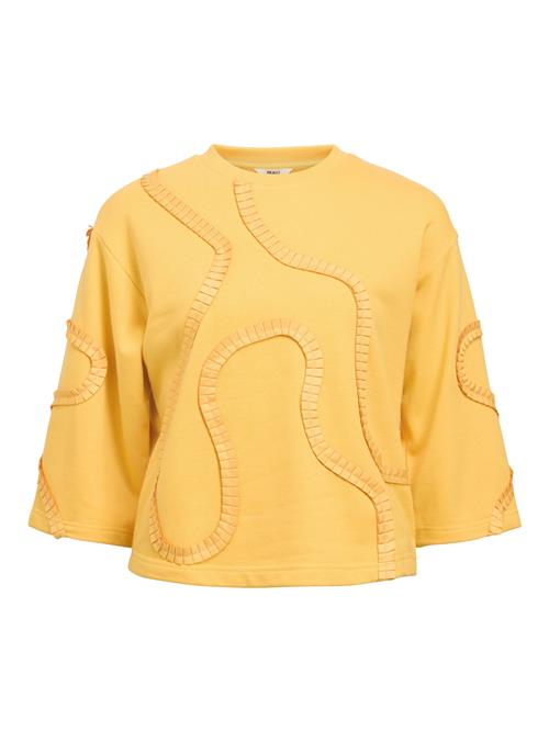 OBJECT Sweatshirt 'OBJLiv'  gul