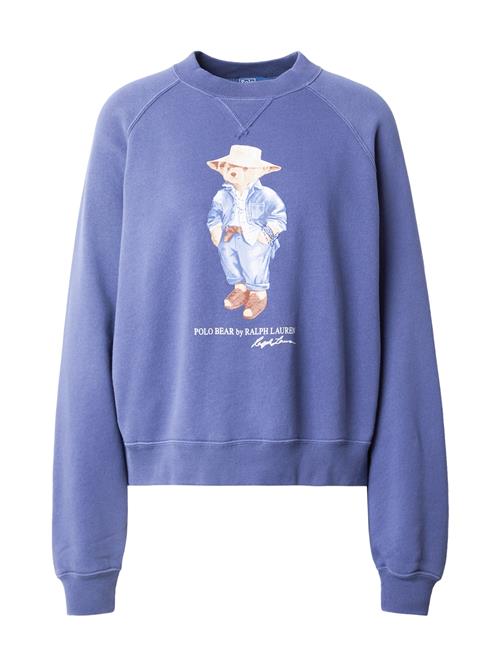 Se Polo Ralph Lauren Sweatshirt 'TRVLR BR'  koboltblåt / blandingsfarvet ved About You