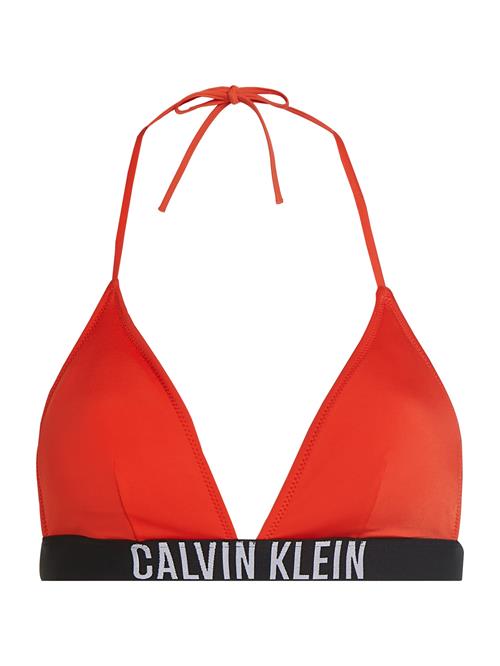 Calvin Klein Swimwear Bikinioverdel 'Intense Power'  orangerød / sort / offwhite