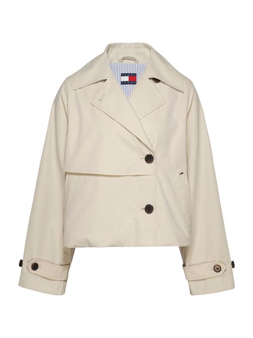 Tommy Jeans Overgangsfrakke  creme