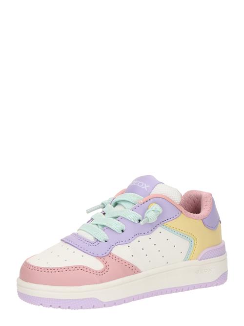 Se GEOX Sneakers 'Washiba'  gul / lilla / gammelrosa / hvid ved About You