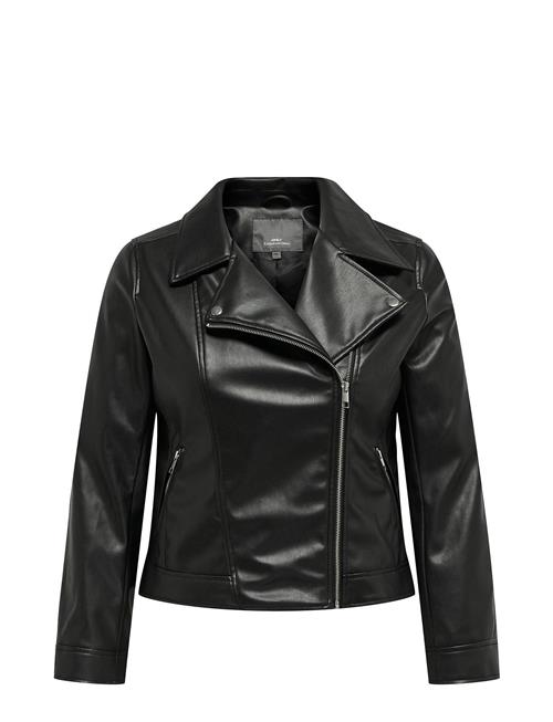 Carbecca Faux Leather Biker Otw ONLY Carmakoma Black