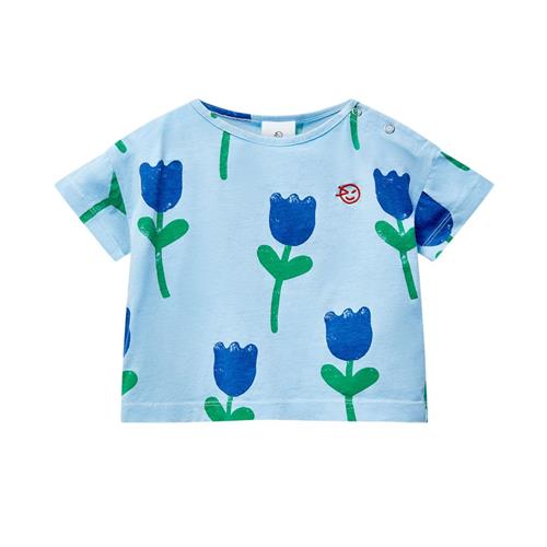 Wynken Mini Kite T-shirt Bird Blue 9 months  Blå  9 måneder  kvinde