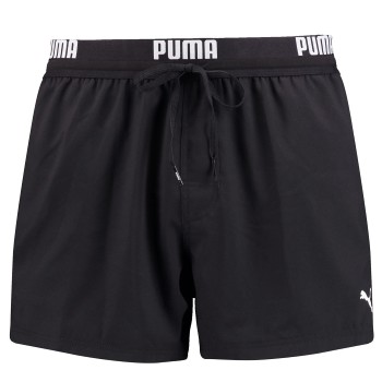 Puma Badebukser Logo Short Length Swim Shorts Sort polyester XX-Large Herre