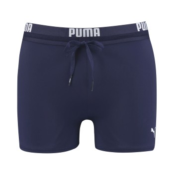 Puma Badebukser Logo Swim Trunks Marineblå Large Herre