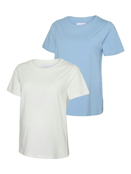 Se MAMALICIOUS Shirts 'MLMIA'  lyseblå / hvid ved About You