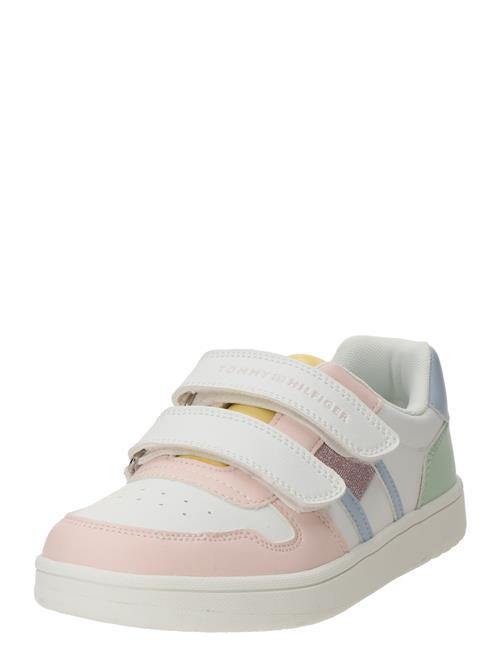 TOMMY HILFIGER Sneakers  lyseblå / pastelgrøn / lyserød / hvid