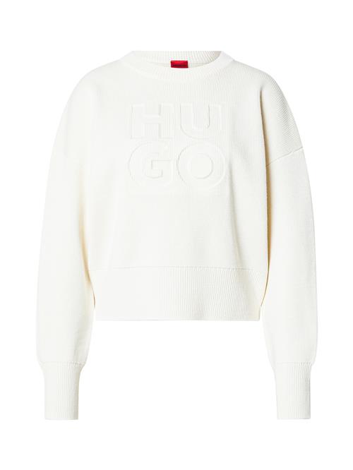 Se HUGO Pullover 'Sisminye'  offwhite ved About You