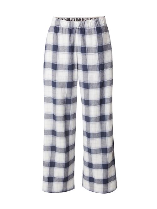 HOLLISTER Pyjamasbukser 'JAN2'  marin / hvid