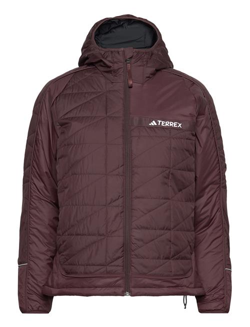 Terrex Multi Insulated Hooded Jacket Adidas Terrex Burgundy